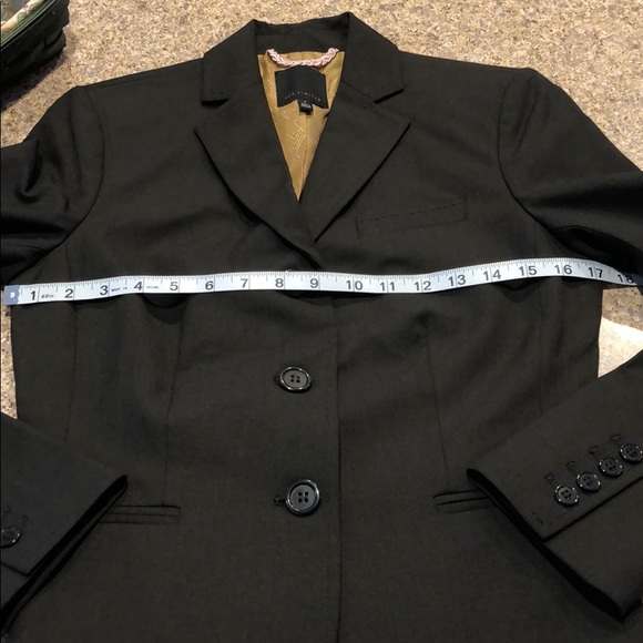 The Limited Dark Brown Blazer Never Worn Size 2 - Picture 5 of 8